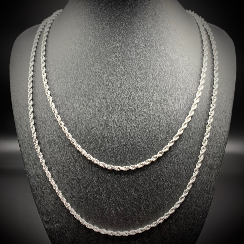Stainless Steel Rope Chain 18”/22”